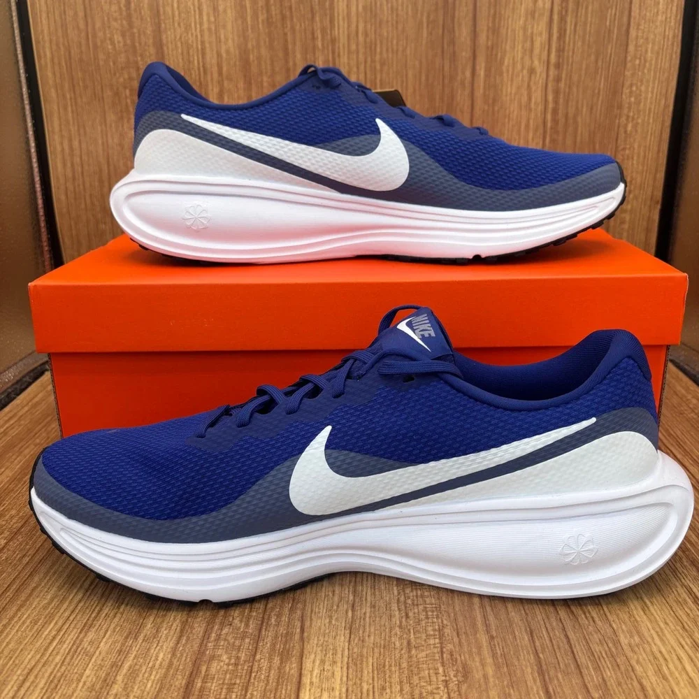 Nike Revolution 8 Running Shoes Mens 13 Blue White HJ9198-401 Sneakers NEW
